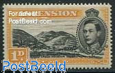 1p, Perf. 14, Stamp out of set