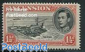 1.5p, Perf. 14, Red/black, Stamp out of set