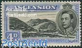 4p, Green Mountain, Perf. 13.5, Stamp out of set