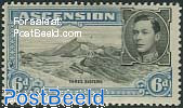 6p, Three Sisters, Perf. 13.5, Stamp out of set