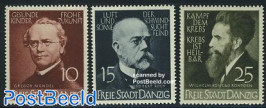 Mendel, Koch, Roentgen 3v