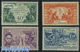 Colonial exposition Paris 4v