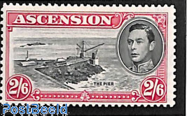 2/6sh, perf. 13, Stamp out of set