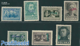 Culture, Groszy overprints 7v