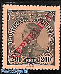 200R, Stamp out of set