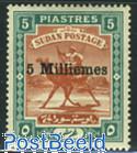 Definitive, overprint 1v