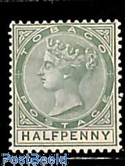 Tobago, 1/2d,  Stamp out of set