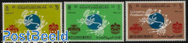 UPU Centenary 3v