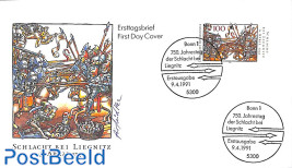 Liegnitz battle 1v, joint issue Poland