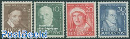 Welfare, famous persons 4v