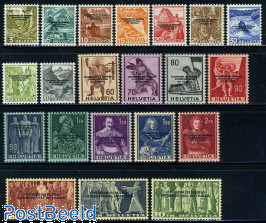 I.L.O. overprints 21v