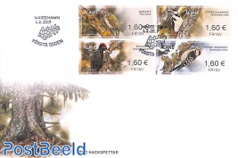 Automat stamps, woodpeckers 4v s-a