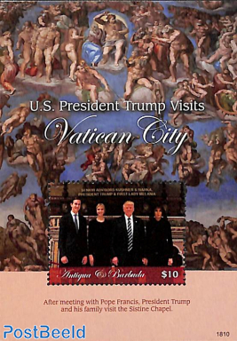 Donald Trump visits Vatican City s/s