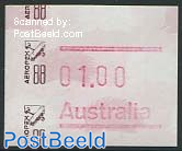 Automat stamp, Aeropex 1v (face value may vary)