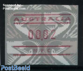 Automat stamp N.P.C. (face value may vary) 1v