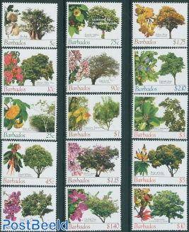 Definitives, Flowering trees 15v