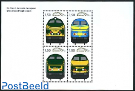Railway stamps, Diesel locomotives 4v m/s