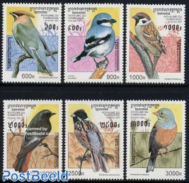 Express mail, birds 6v