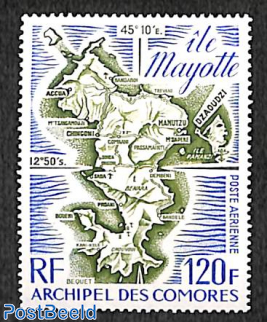 Map of Mayotte 1v