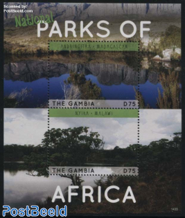 National Parks of Africa s/s