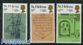 LONDON 1980 stamp exhibition 3v