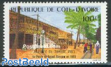 Stamp Day, Grand-Bassam Post Office 1v
