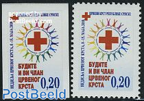Red Cross 2v (perforated & imperforated)