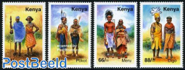 Cultural costumes of East Africa 4v