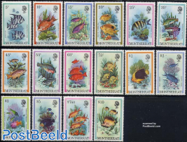Definitives, fish 16v (without year)