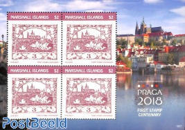 Praga 2018, first stamp m/s