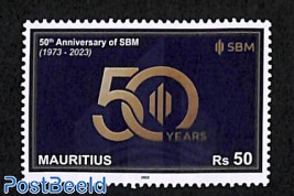50 years State Bank of Mauritius 1v