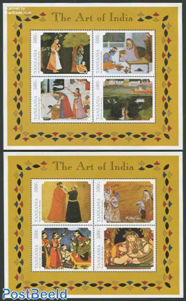 Indian paintings 8v (2 m/s)