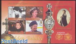 Elizabeth II golden jubilee s/s