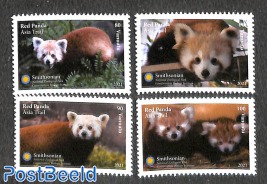 Smithsonian Zoo, Red Panda 4v
