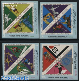 French olympic winners 4v imperforated