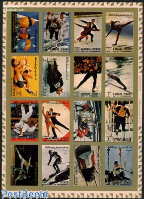 Olympic games 16v m/s, imperforated
