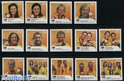 Olympic golden medal winners 14v