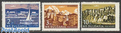 Landscapes, airmail 3v