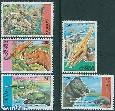 Prehistoric animals 5v