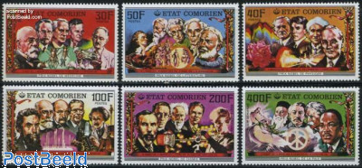 Nobel prize winners 6v