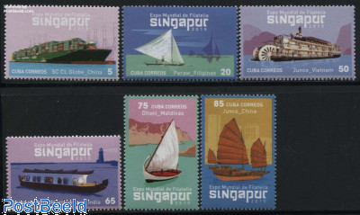 Philatelic Expo Singapore 6v