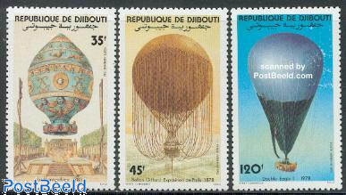 Aviation bi-centenary 3v