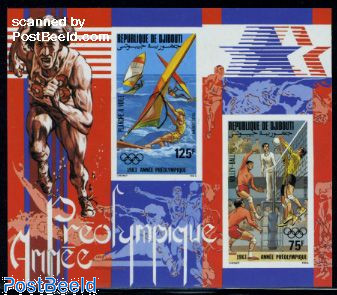 Olympic Games Los Angeles s/s imperforated