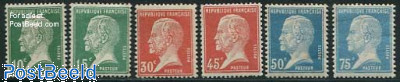 Definitives, L. Pasteur 6v
