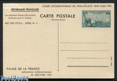 Postcard New York expo 0.70 bluegreen