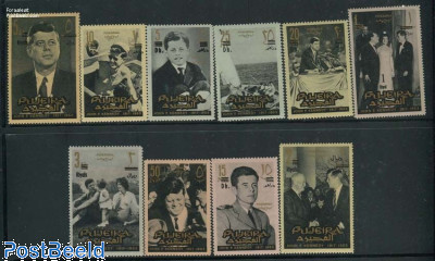 Kennedy overprints 10v