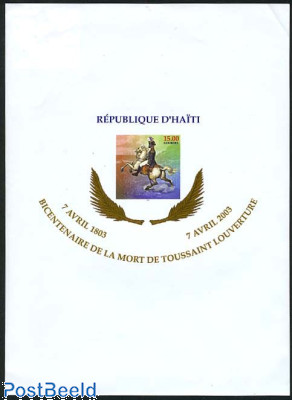 F.D. Toussaint lOuverture s/s