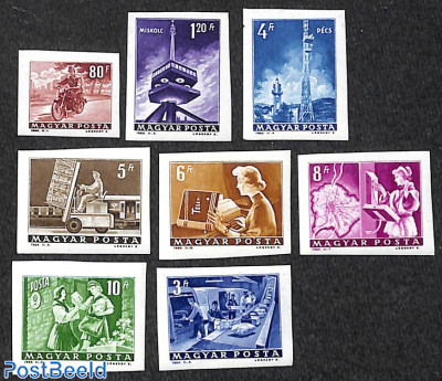 Definitives, post 8v imperforated