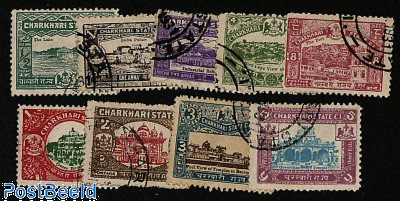 Charkhari, Definitives, views 9v