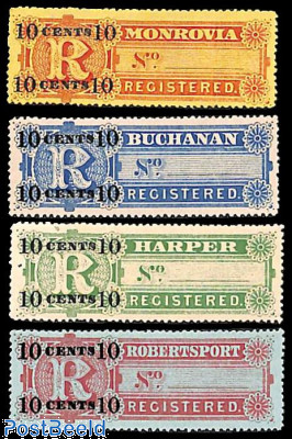 Registered mail 4v